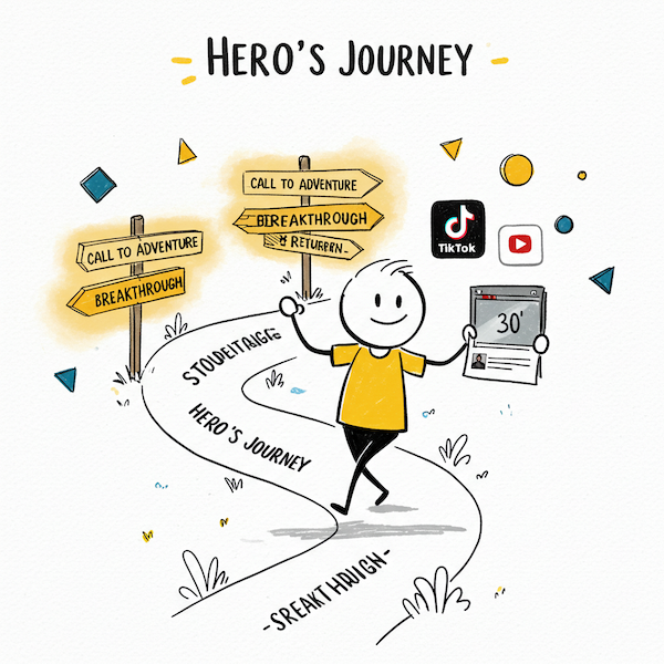 Video 30' không sợ flop nhờ cách làm video kể chuyện theo công thức "hành trình"