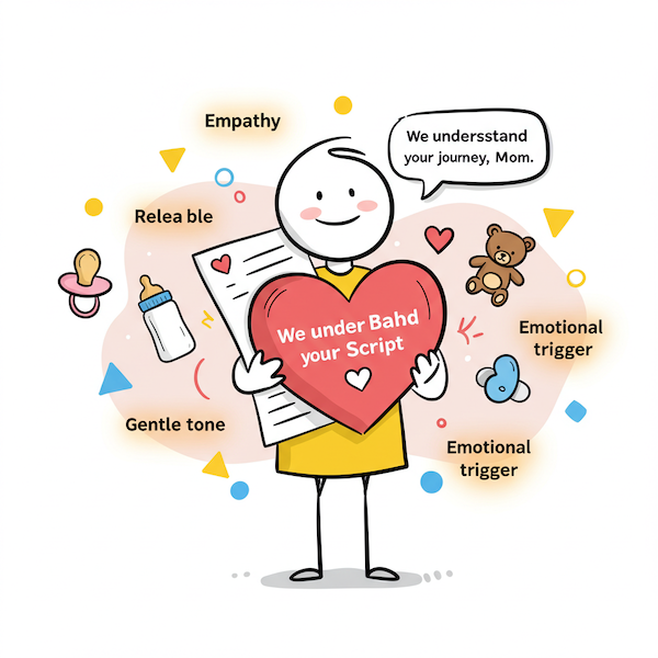 Làm Sao Viết Kịch Bản Quảng Cáo Mẹ & Bé Chạm Tâm Mẹ Bỉm?